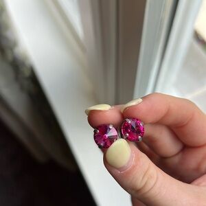 Pink sabika studs